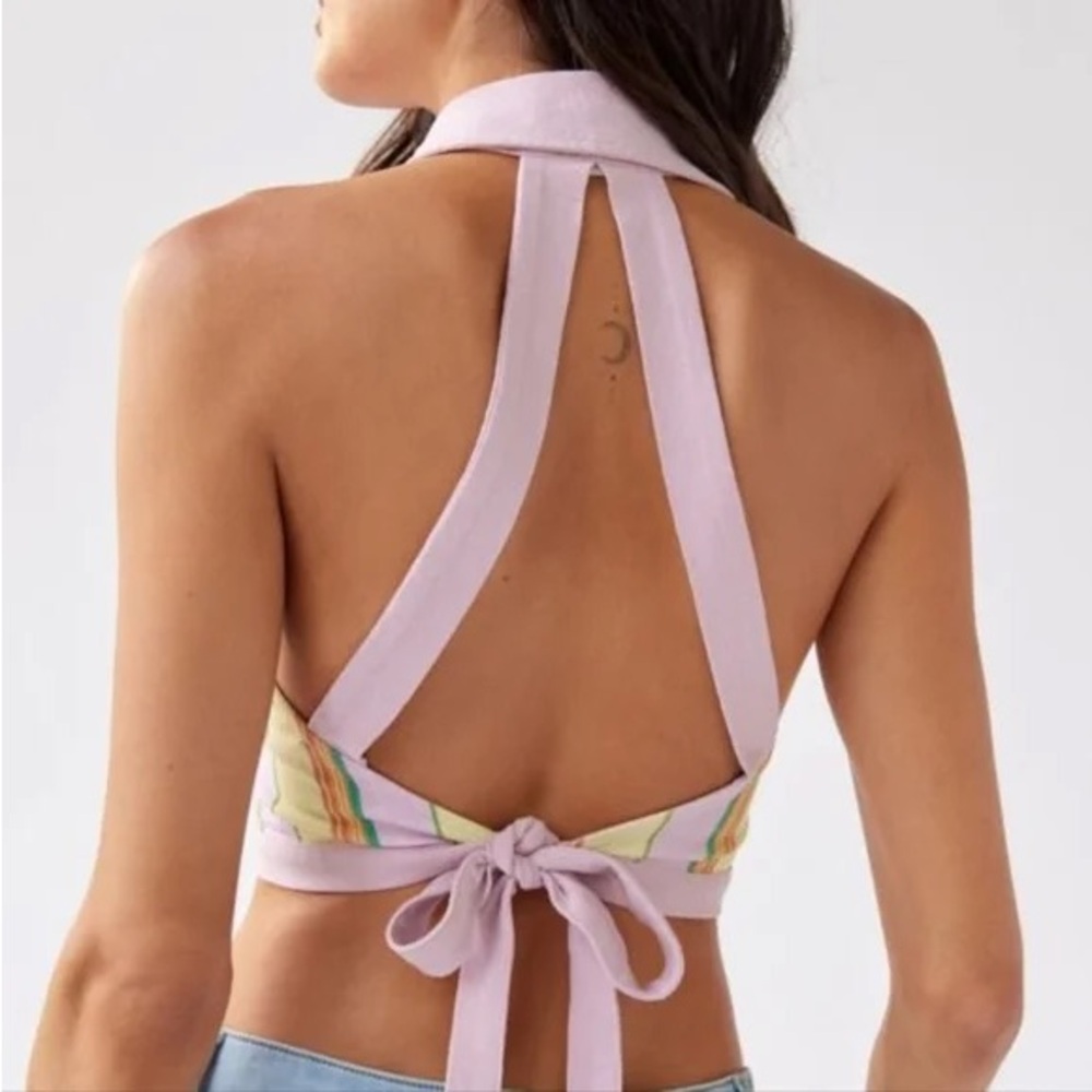 Urban Outfitters BDG collared halter top